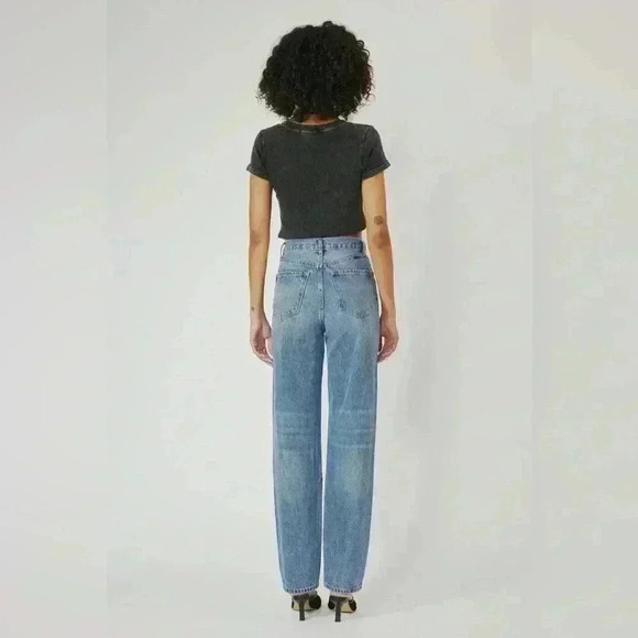 Kancan  High Rise 90's distressed Baggy Jeans size 26 Preppy festival streetwear - Picture 3 of 7